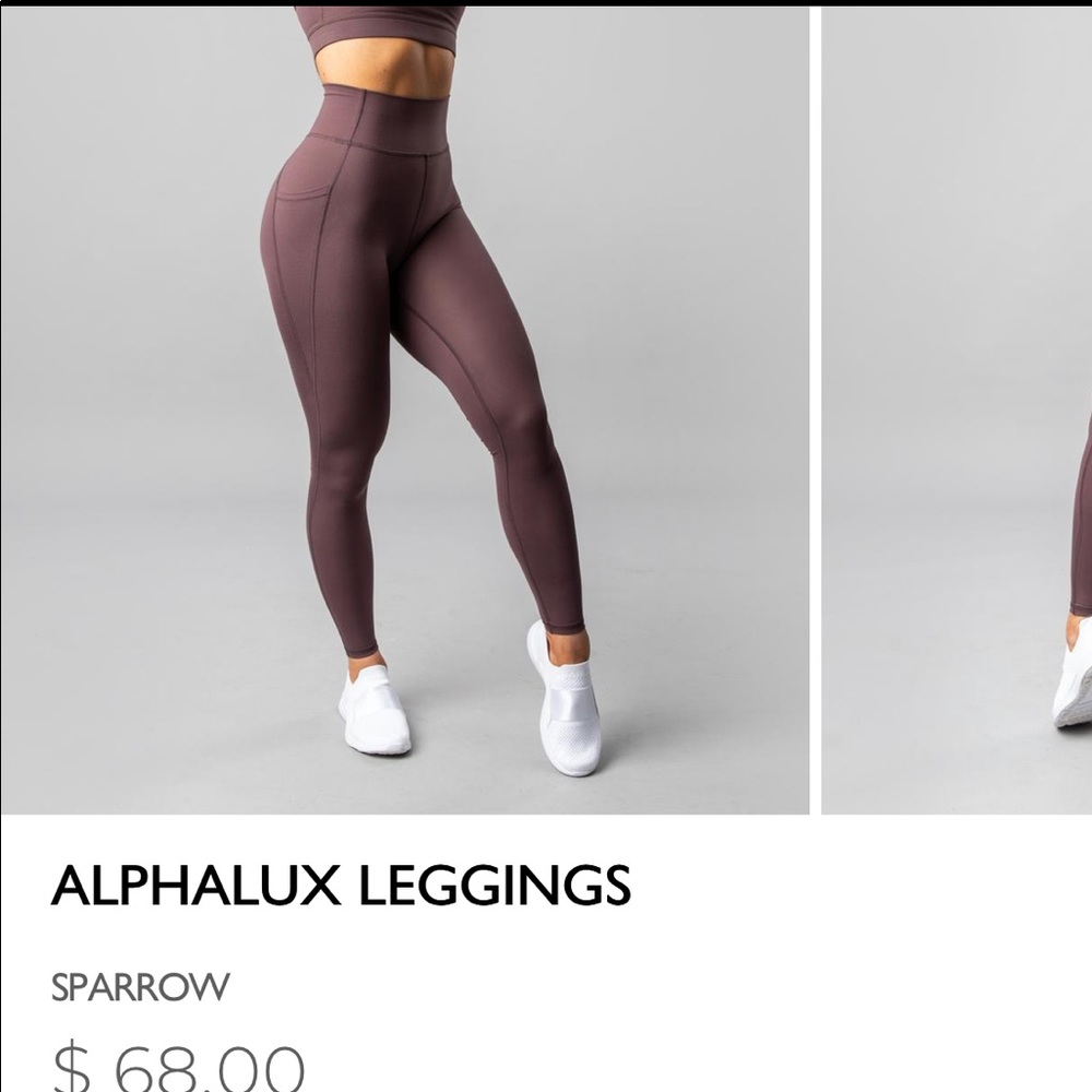 BRAND NEW ALPHALUX ALPHALETE LEGGINGS